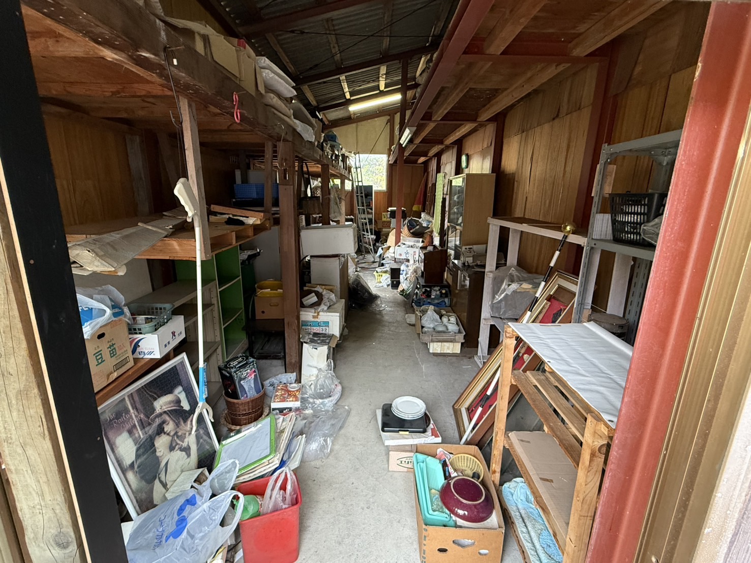 吉野川市鴨島T様邸の粗大ゴミ回収,回収前の写真1
