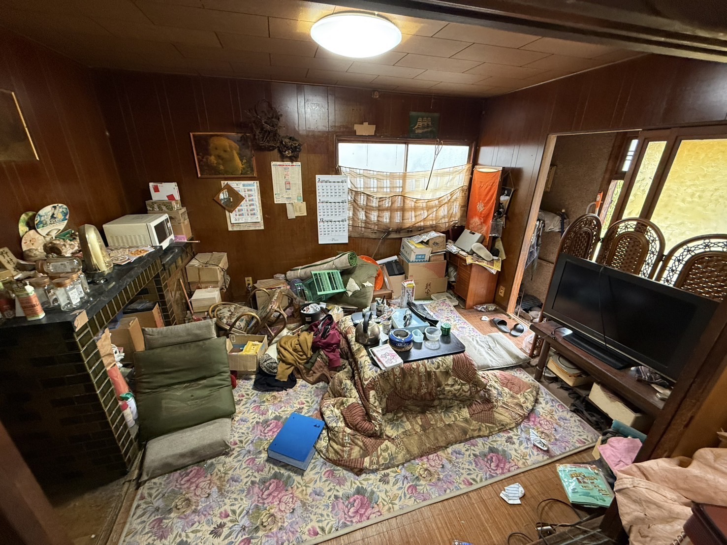 徳島県美馬市　O様邸の遺品整理作業レポート,回収前の写真