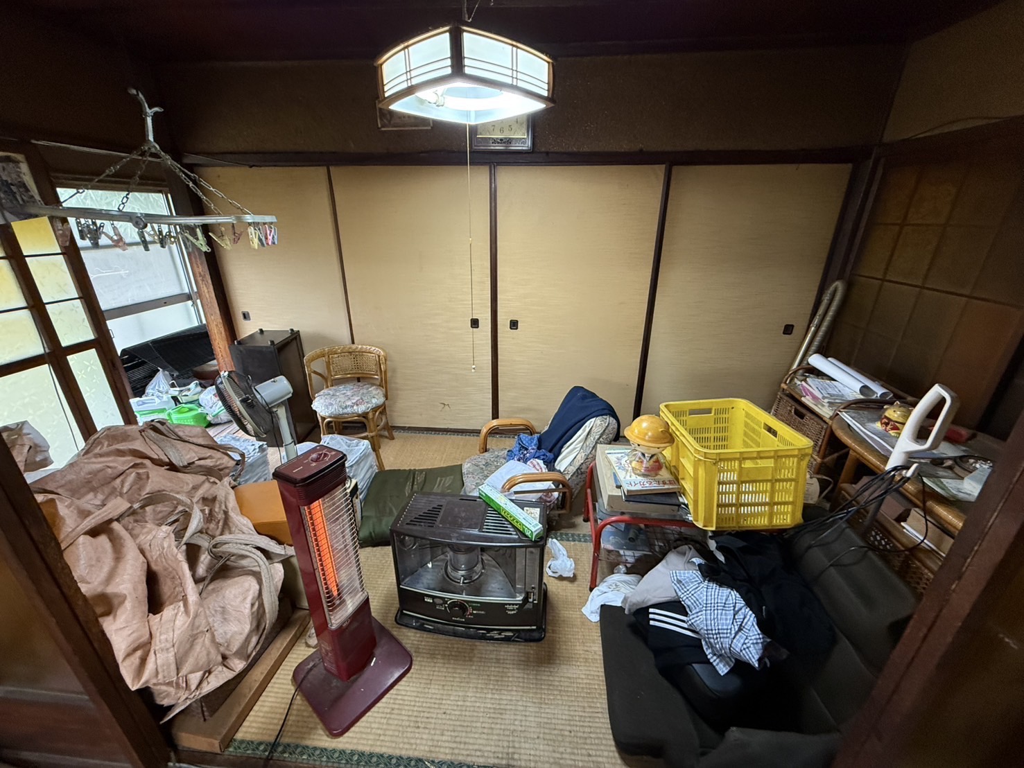 徳島県美馬市　O様邸の遺品整理作業レポート,回収前の写真